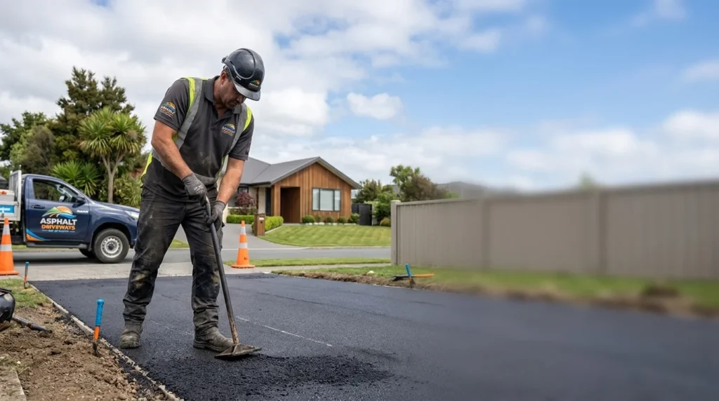 Asphalt Driveway Installation Bay Of Plenty Residential Property